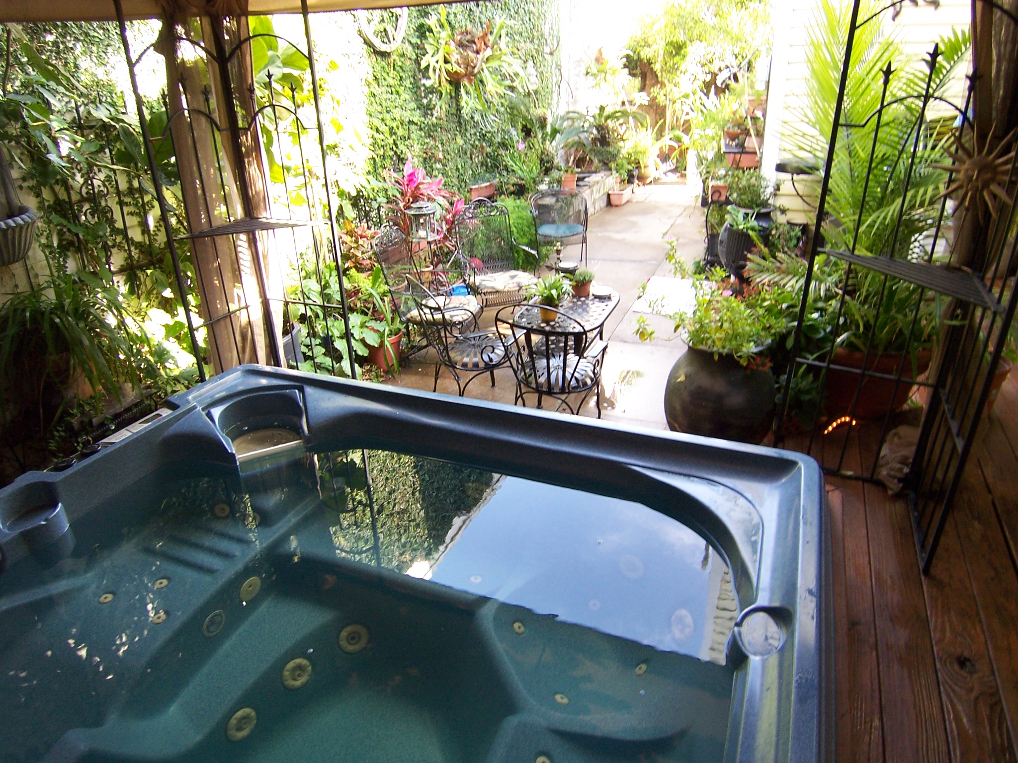 courtyard area