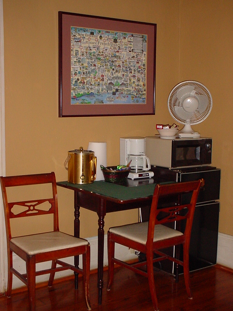 kitchenette area